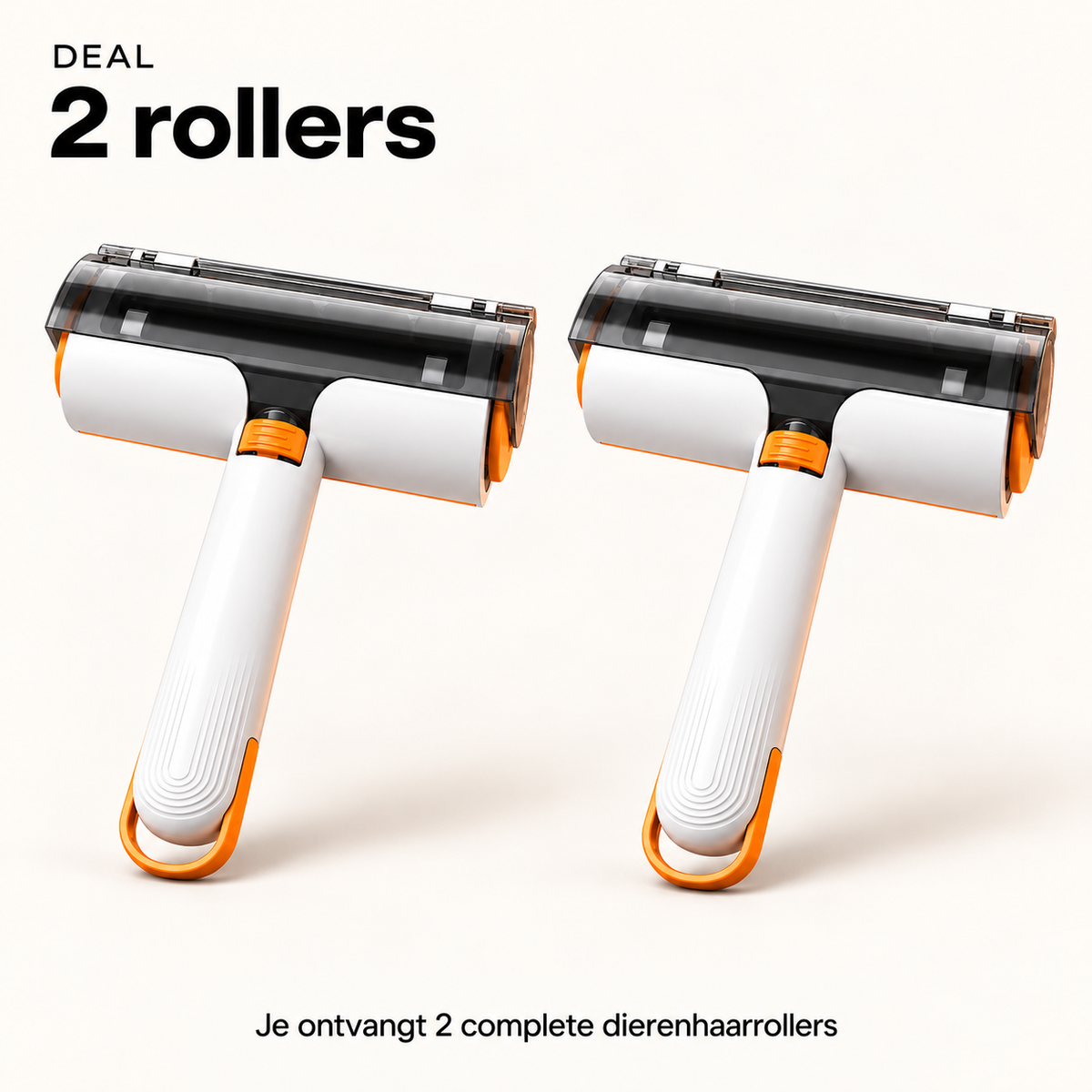 VachtVrij™ 2-in-1 Dierenhaarroller